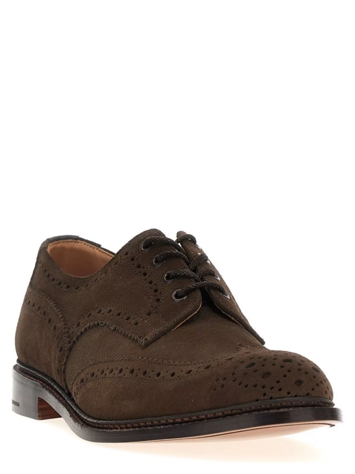 Tricker's Lace-Up Shoes Featuring Brogue Detailing