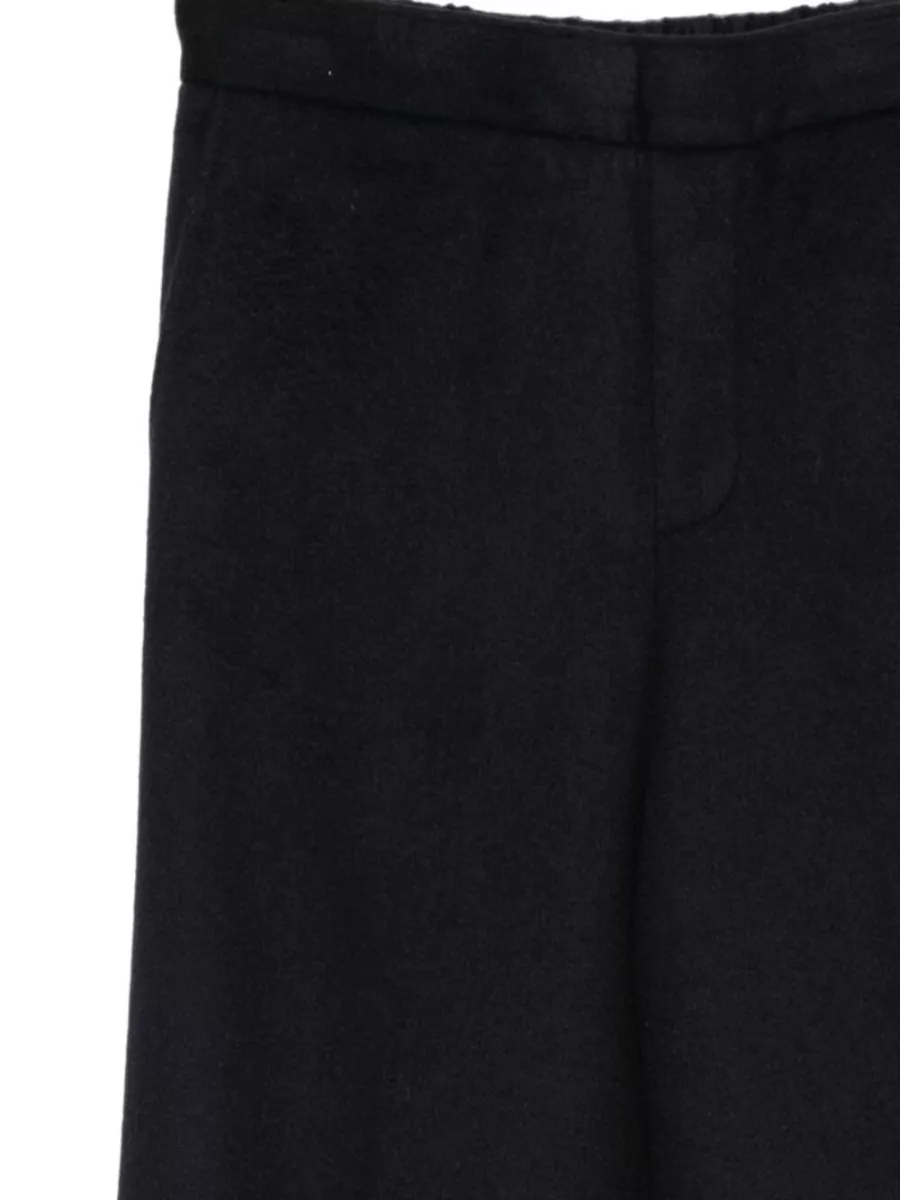 Semicouture Cashmere Wide-Leg Trousers