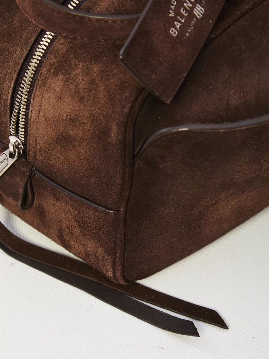 Balenciaga Carrie Small Leather Shoulder Bag