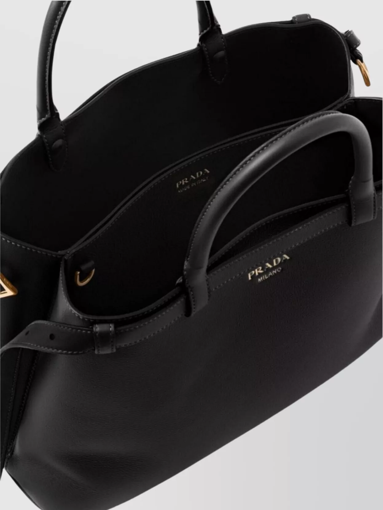 Prada Medium Buckle Shoulder Bag