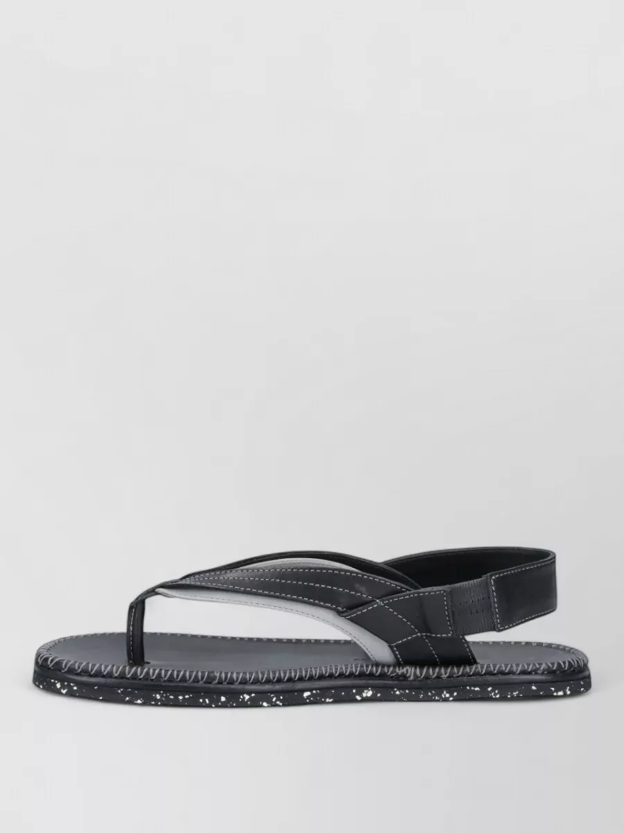Kiko Kostadinov Leather Slides