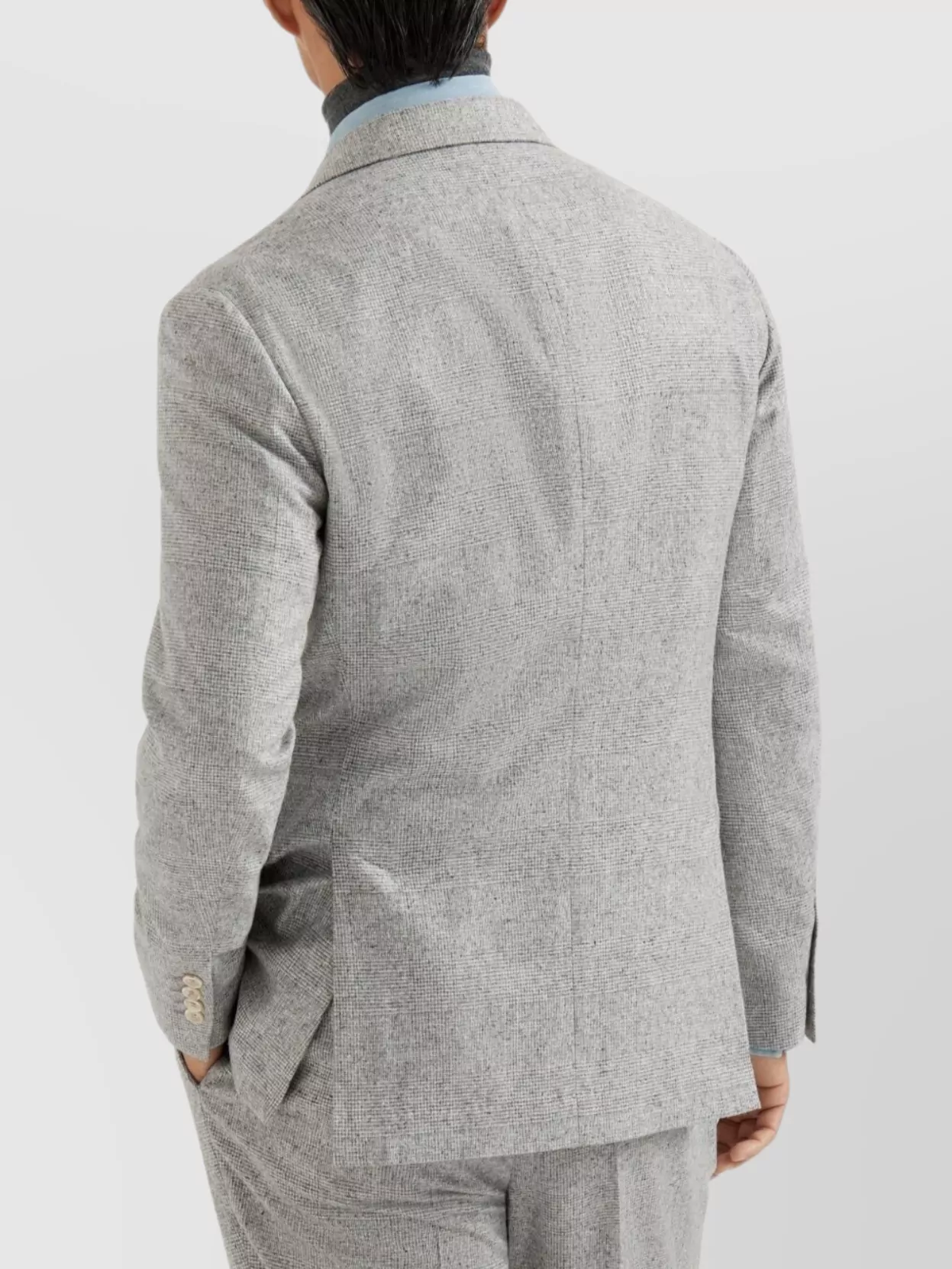 Brunello Cucinelli Deconstructed Jacket With Prince Of Wales Pattern
