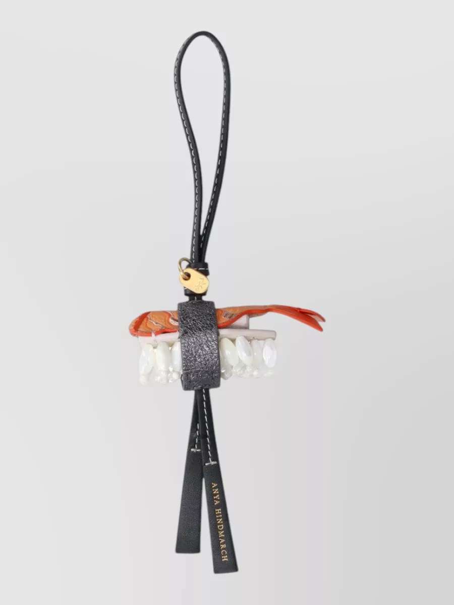 Anya Hindmarch leather nigiri charm