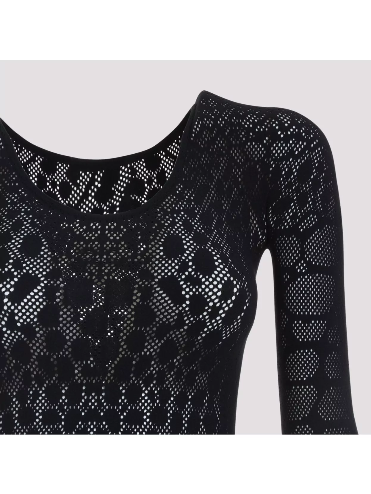 Wolford Reptile Patterned Long Sleeve Jumpsuit