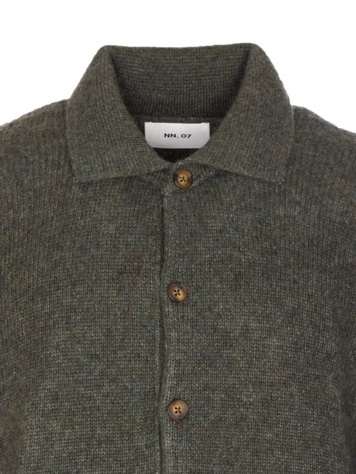 Nn.07 Collared V-Neck Sweater Embroidery