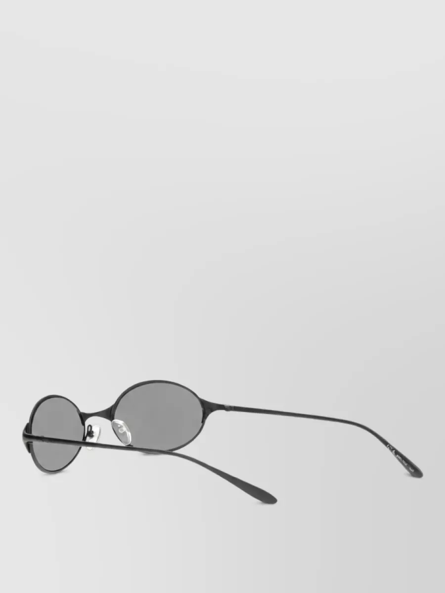 Alexander Mcqueen Metal Oval Sunglasses