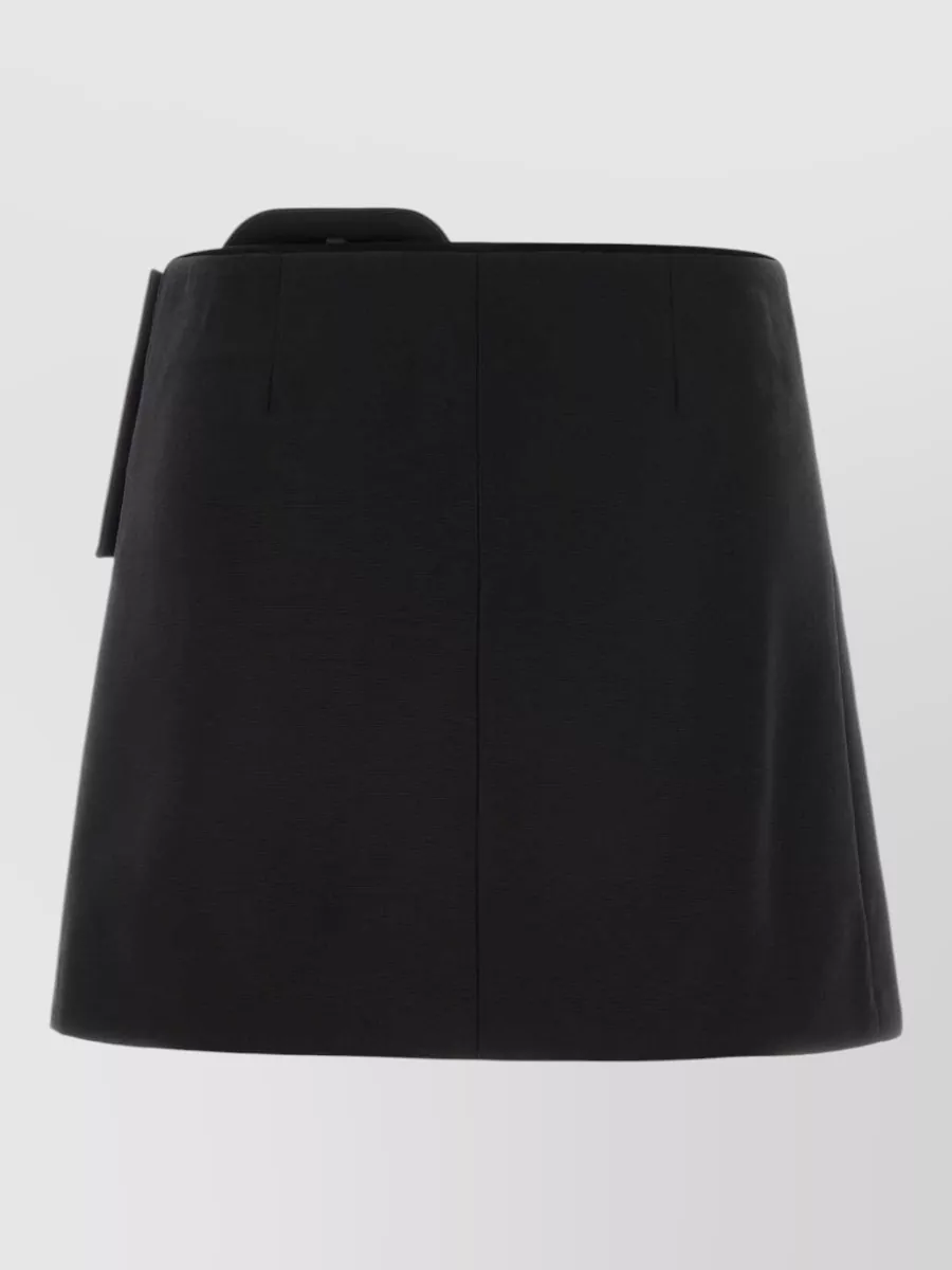 Ami Paris Wool Mini Skirt
