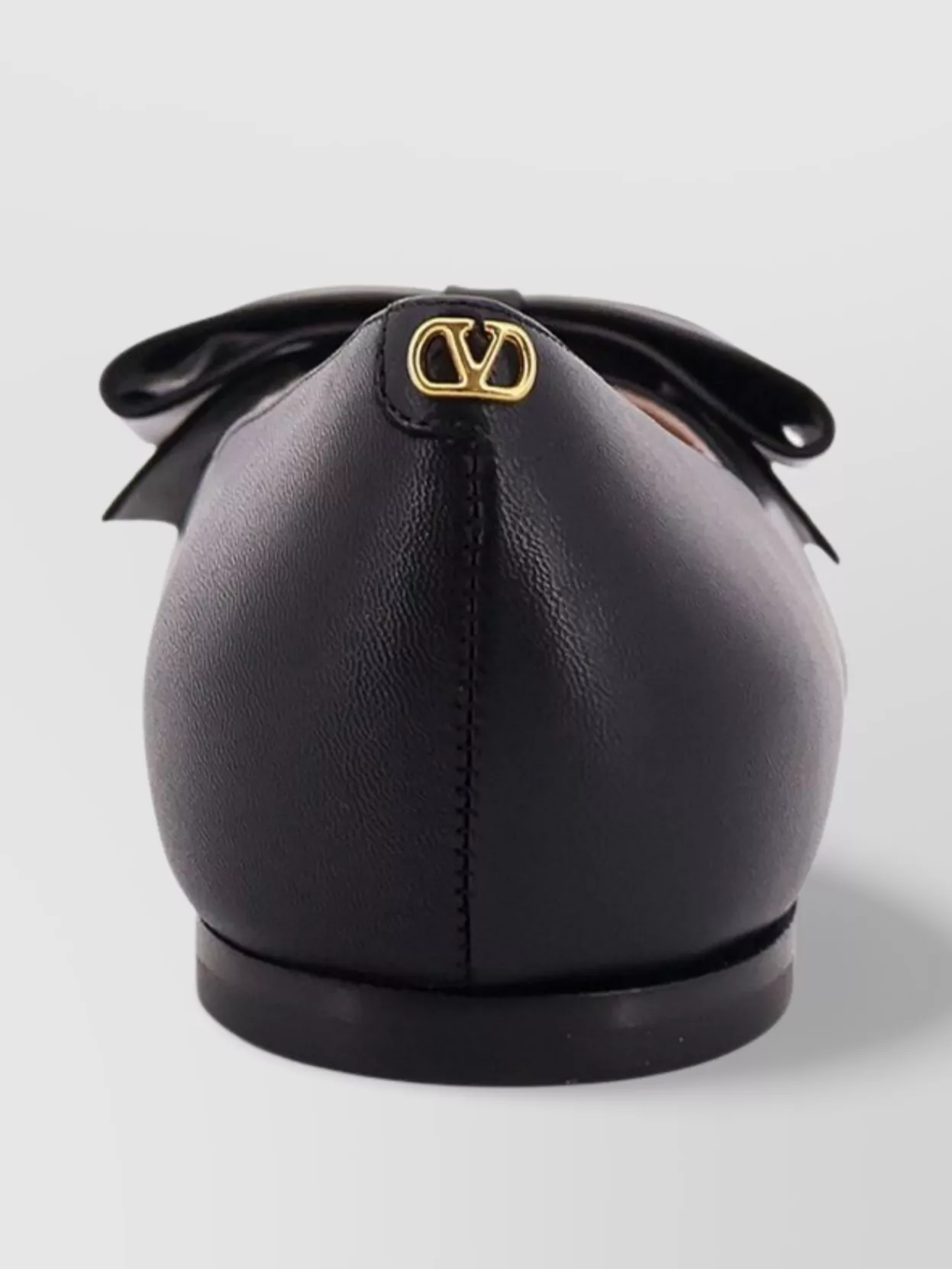 Valentino Garavani Leather Ballerinas With Iconic Bow Detail