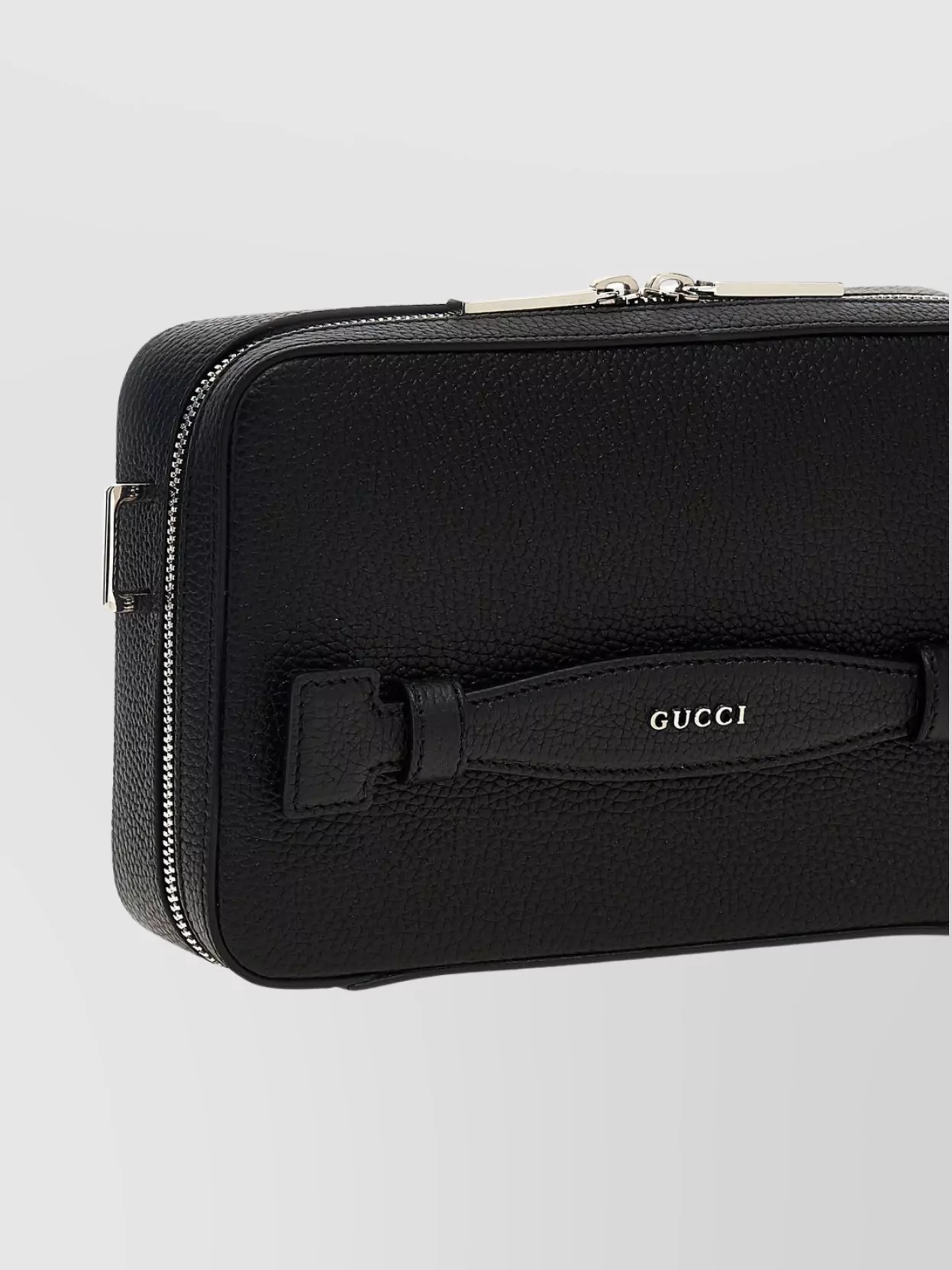 Gucci Leather Shoulder Bag Adjustable Strap