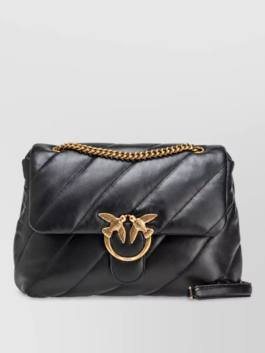Pinko love bag leather clutch bag