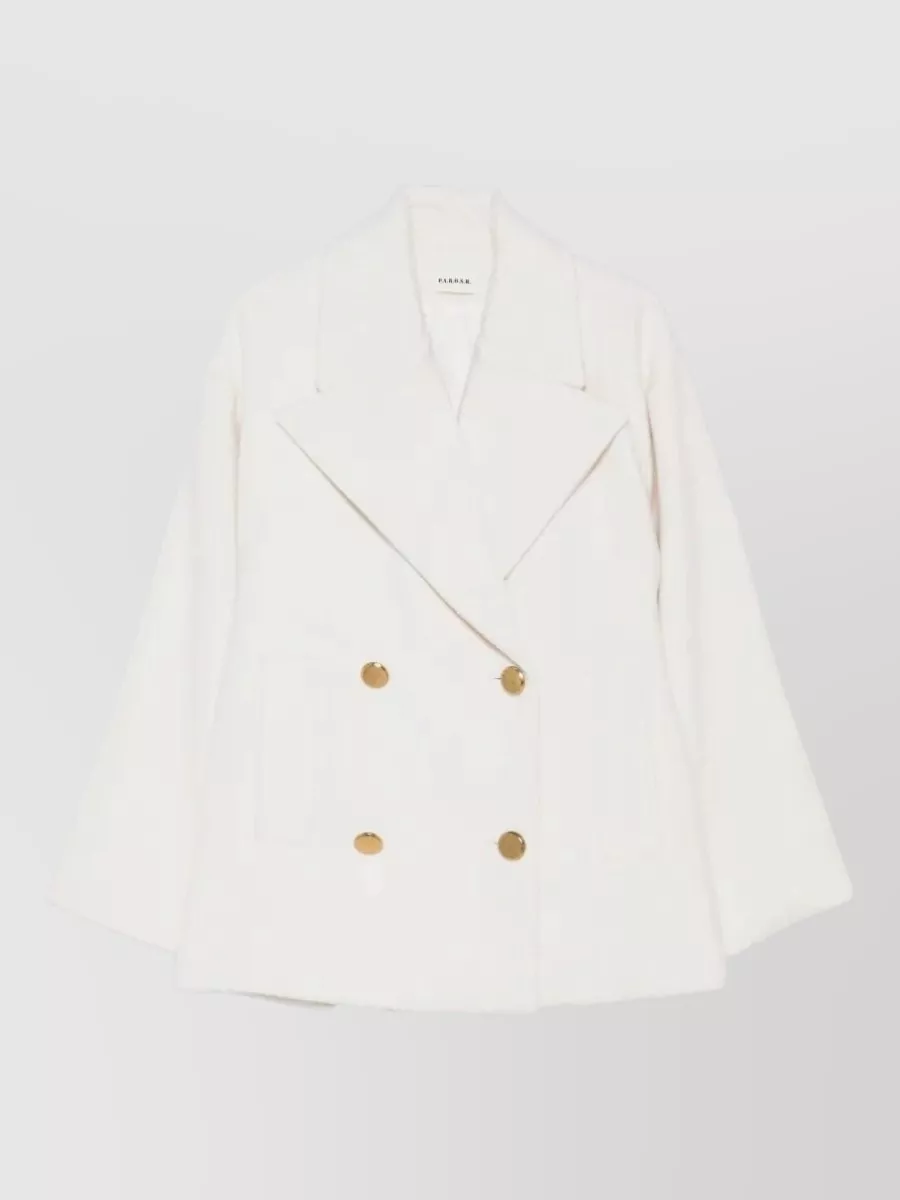 P.a.r.o.s.h. wool fitted jacket