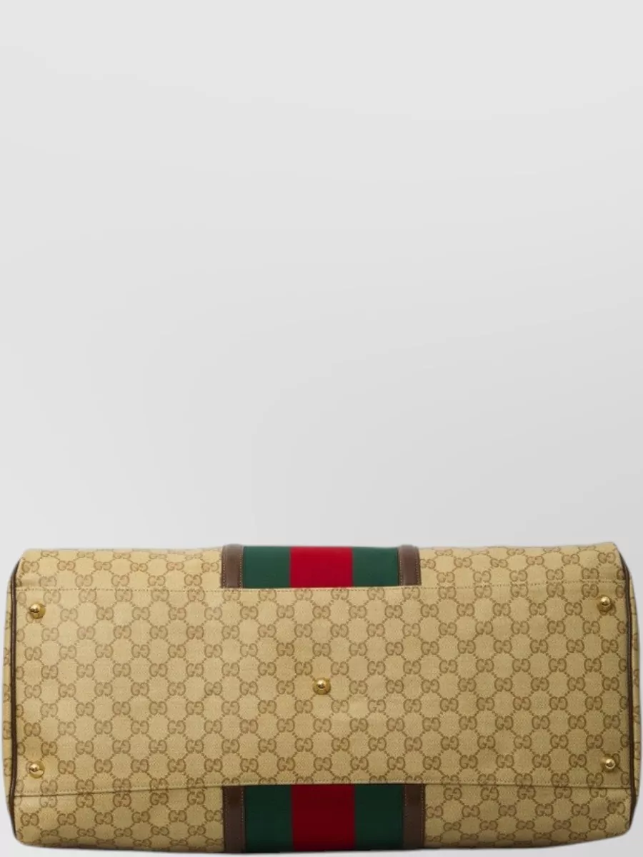 Gucci Coated Canvas Medium Duffle Bag