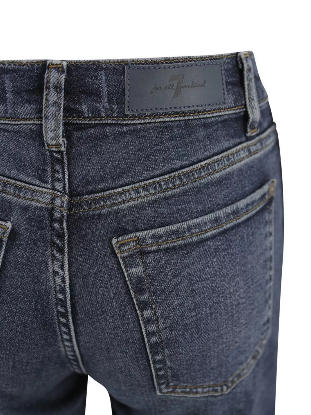 7 For All Mankind High-Rise Wide-Leg Jeans Elastic Waist