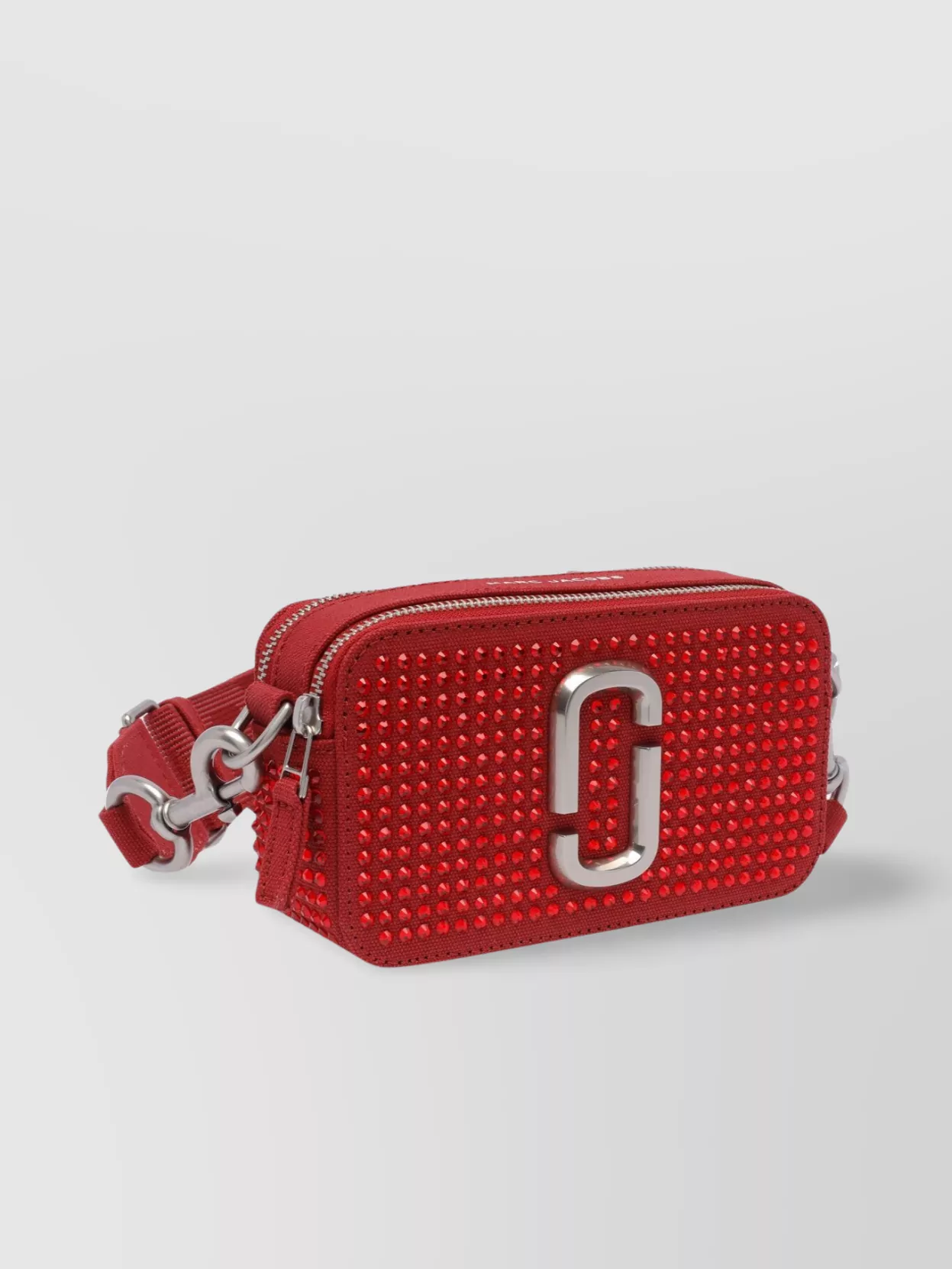 Marc Jacobs Crystal Studded Snapshot Crossbody Bag