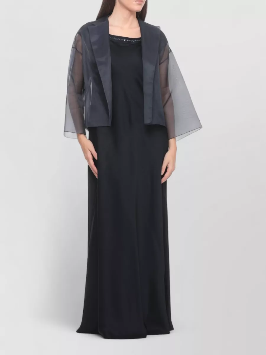Antonelli Firenze Silk Long-Sleeve Blazer