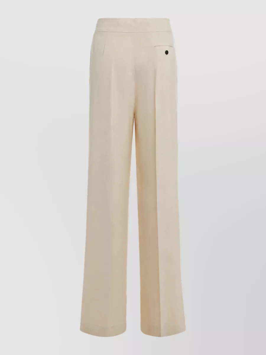 Etro High-Rise Pleated Wide-Leg Trousers