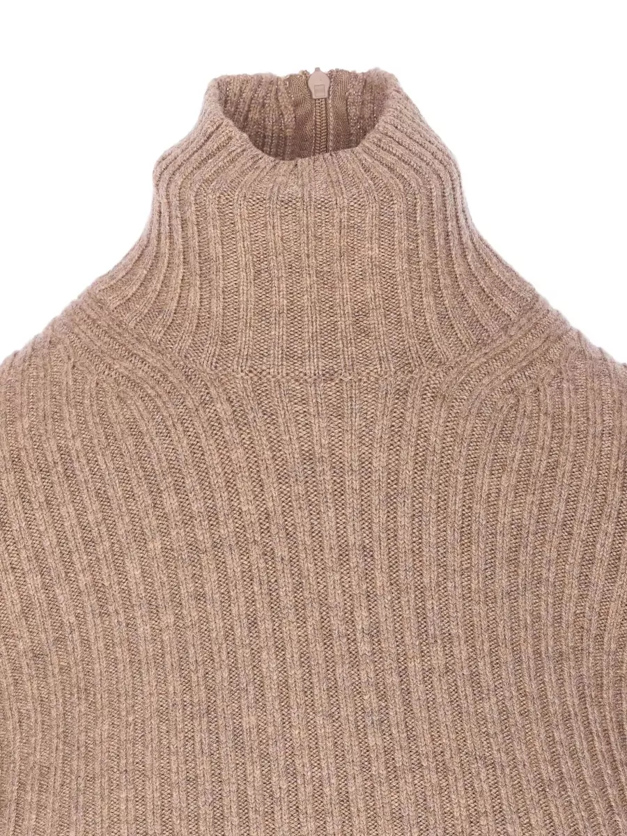 Max Mara Aral Turtleneck Wool Cashmere Top