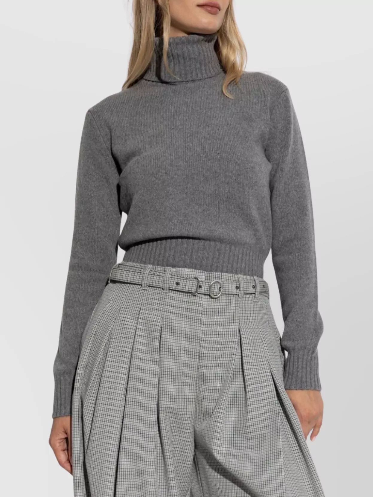 Ami Alexandre Mattiussi Ami Paris Slim Tonal Adc Sweater Clothing In Gray