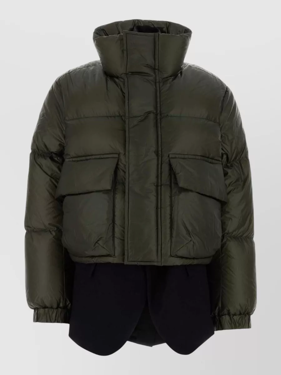 Sacai nylon down puffer jacket
