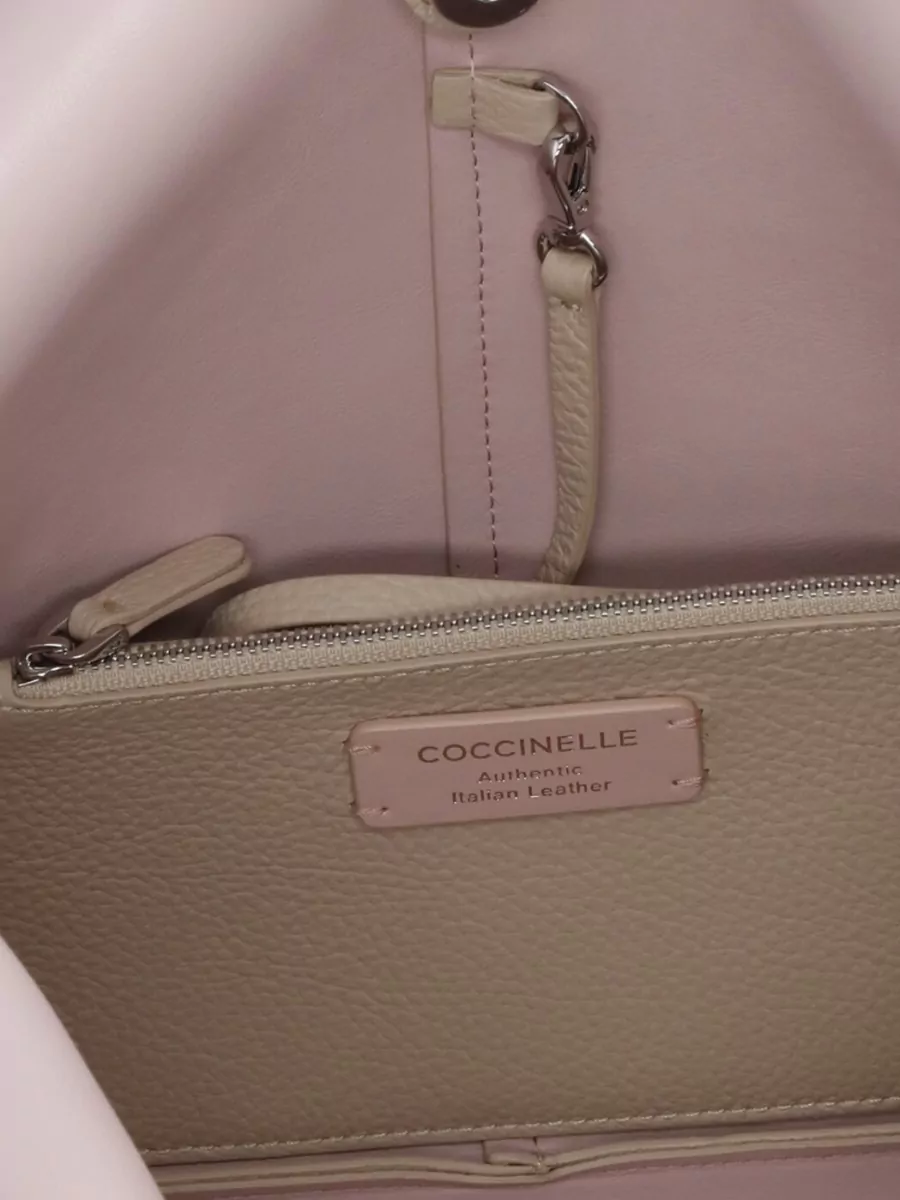 Coccinelle Leather Shoulder Tote Bag