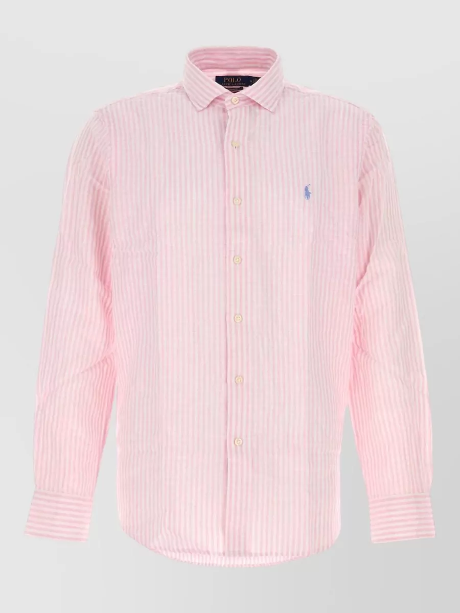 Polo Ralph Lauren printed linen blend shirt