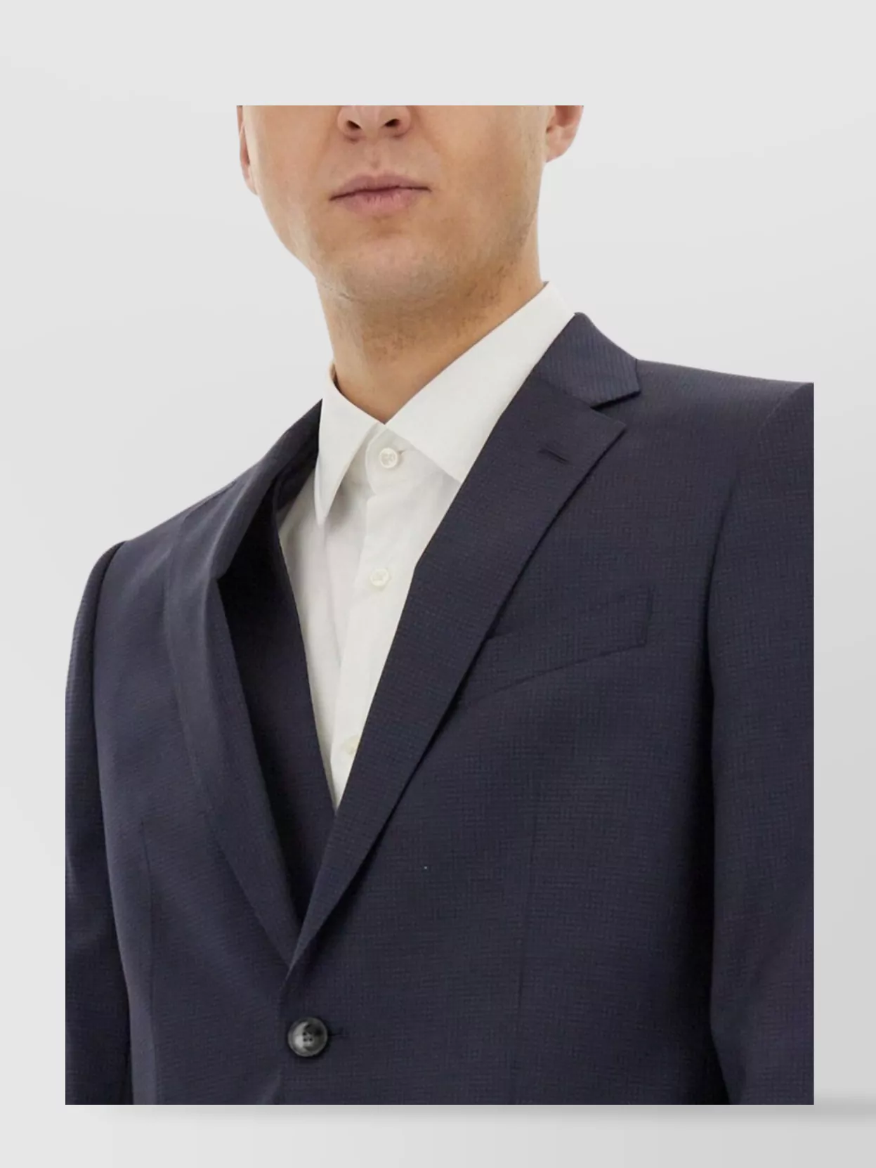 Boss Tailored Suit Jacket Notch Lapel