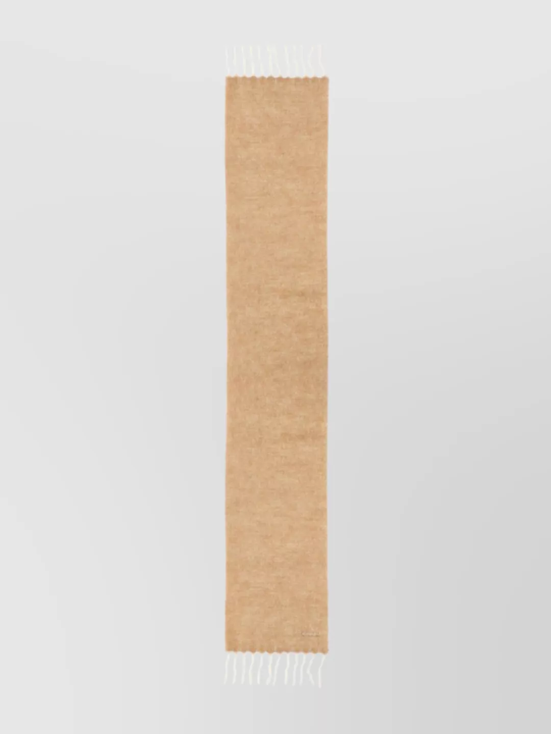 Bally Luxurious Scarf With Soft Texture And Fringed Edges In Brown