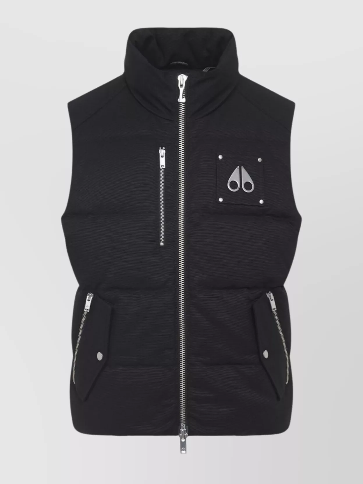 Moose Knuckles Two Tone Quilted Vest Pockets