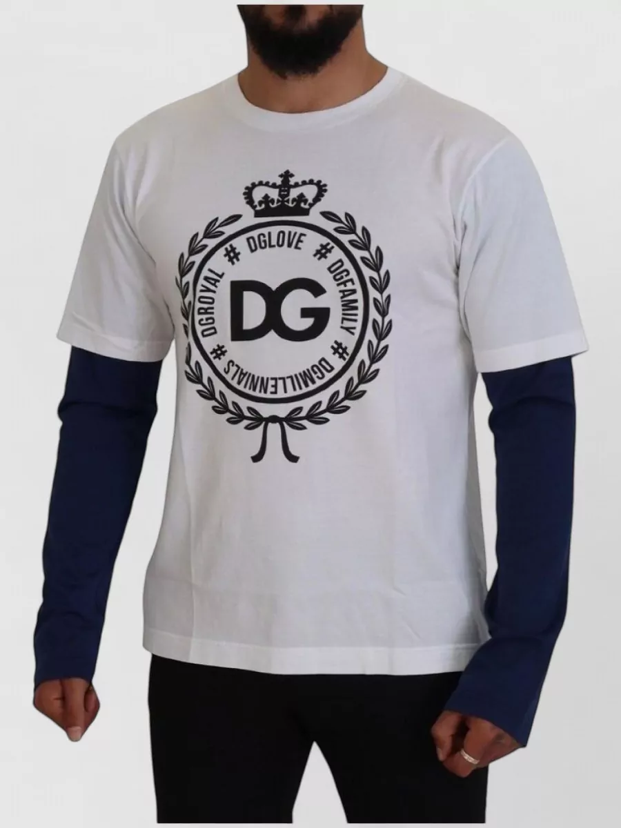 Dolce&Gabbana Cotton logo-print long-sleeve t-shirt