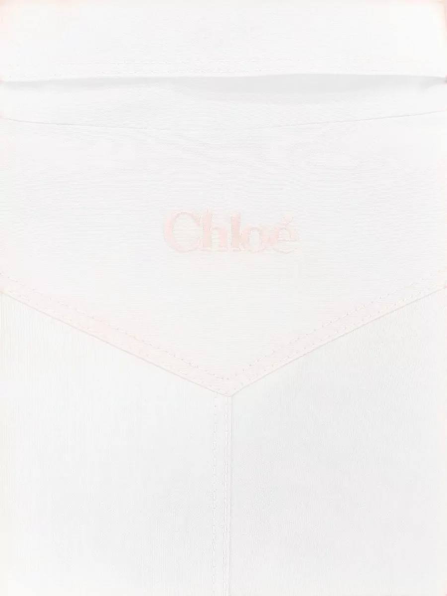 Chloé Cotton Oversized Cape Coat