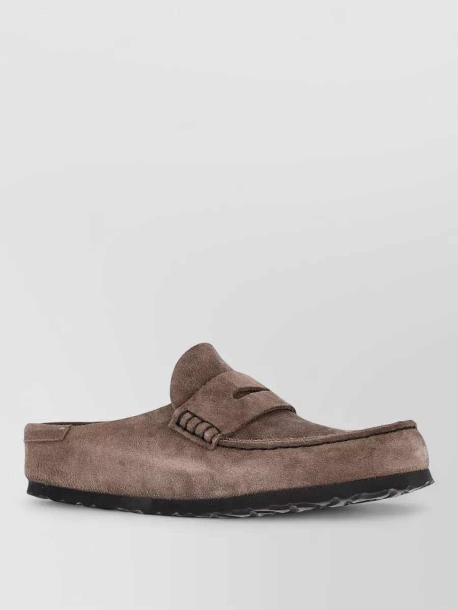 Birkenstock suede leather mules