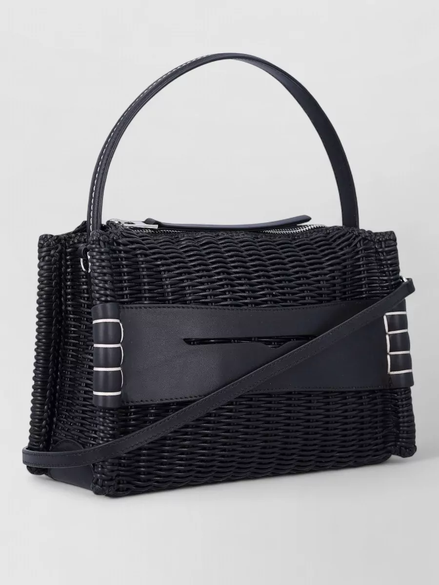 Jw Anderson Loafer Bag Woven Lamb Leather Clutch Bag