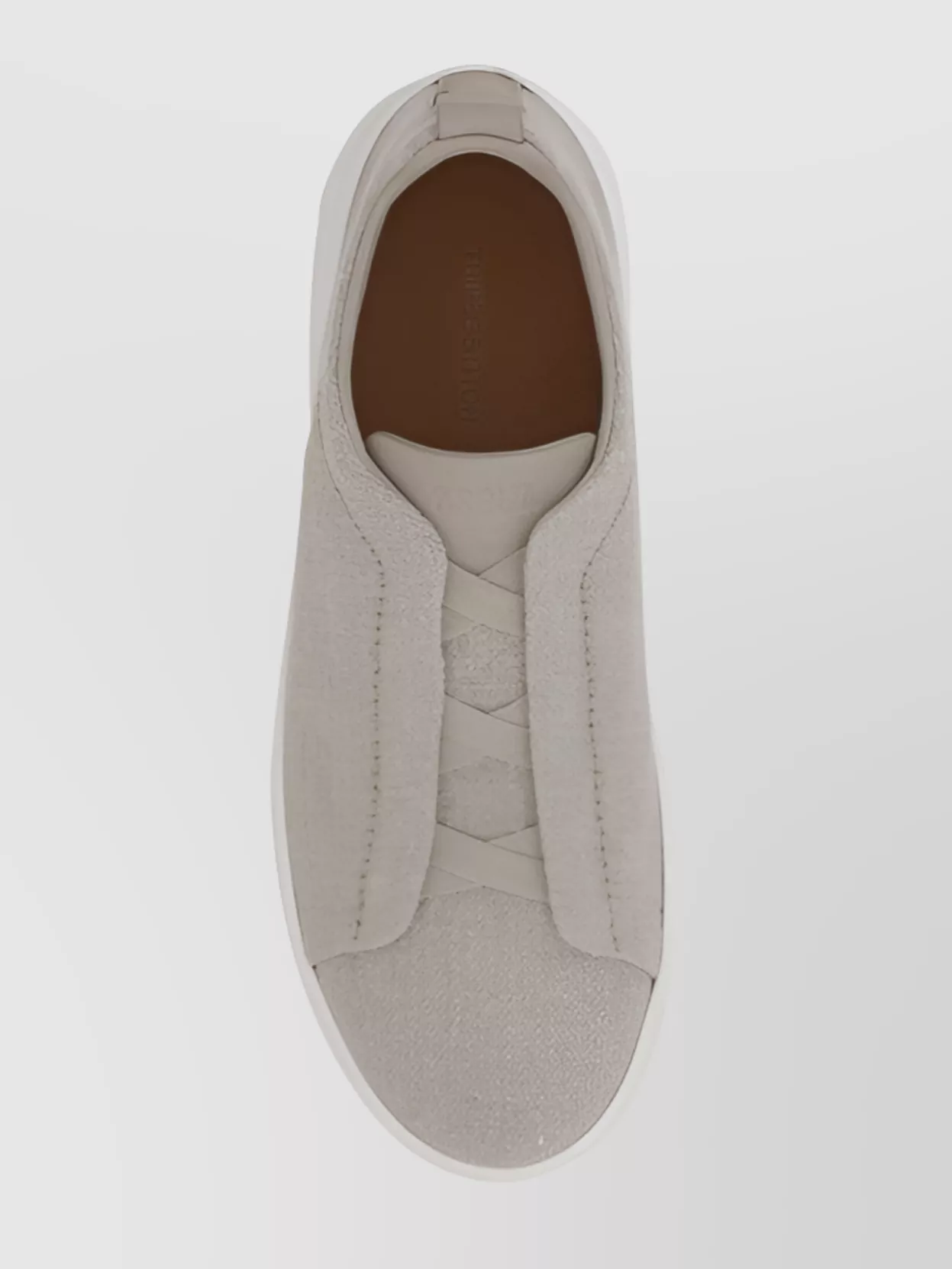 Zegna Sneakers Fabric Flat Sole In Gray