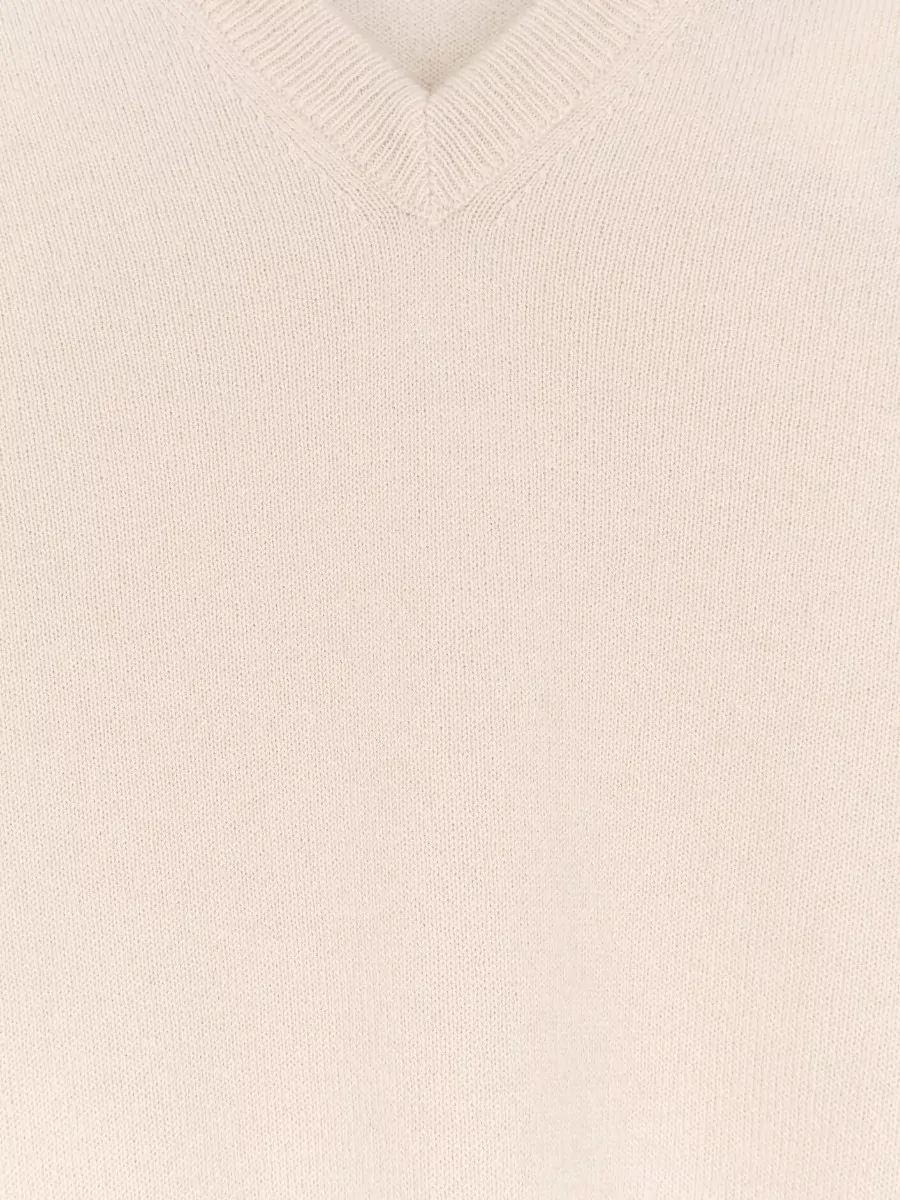 Brunello Cucinelli Cashmere V-Neck Long-Sleeve Sweater