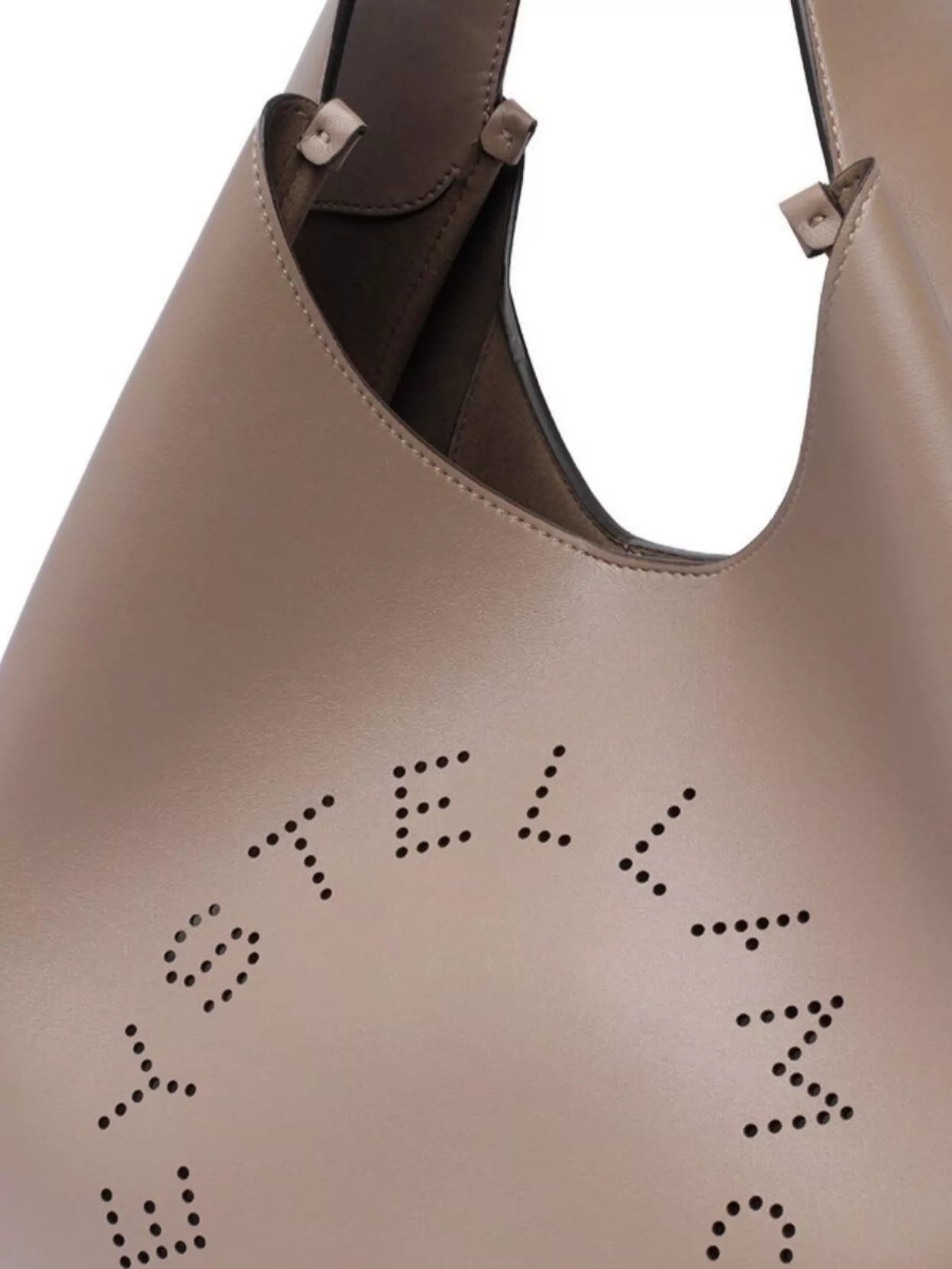 Stella Mccartney Slouchy Tote Bag With Single Shoulder Strap In Brown