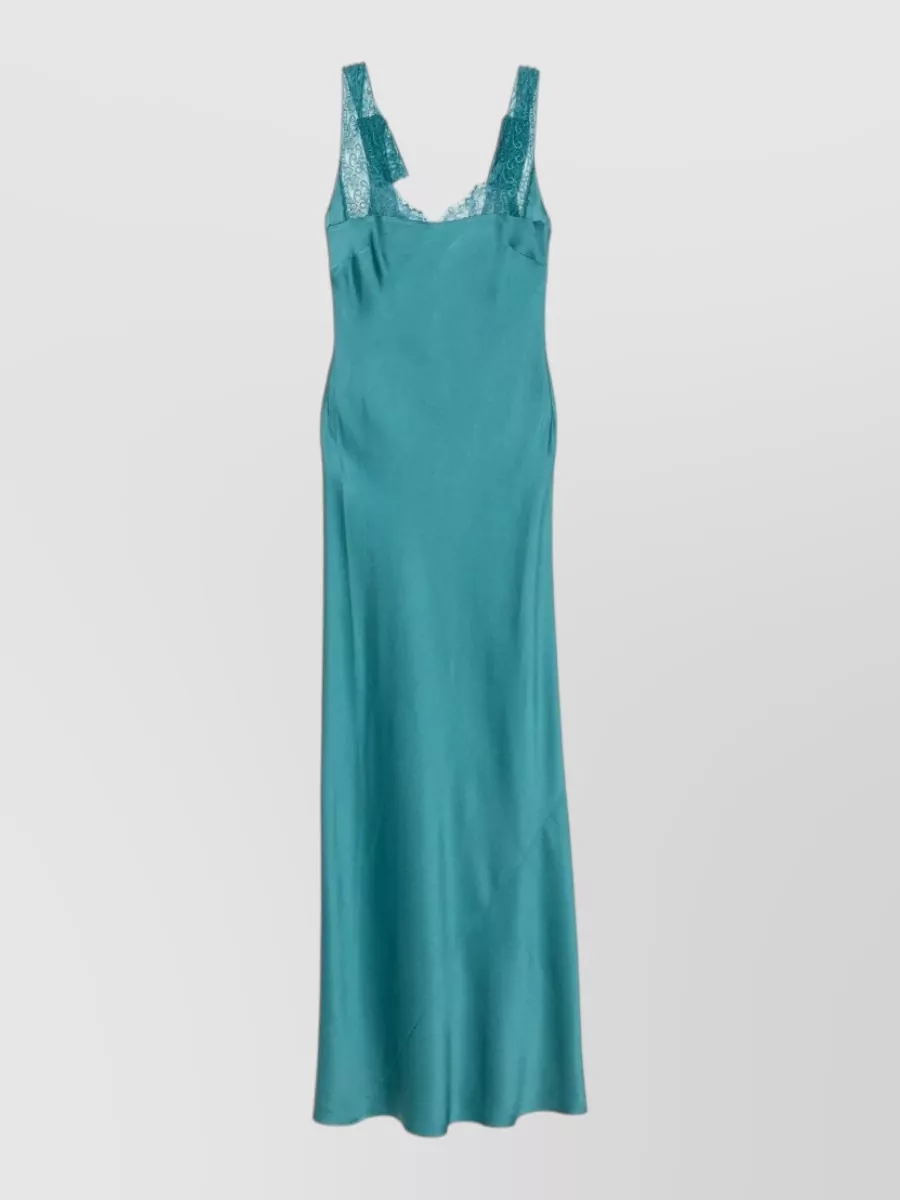 Forte Forte sleeveless lace trim maxi dress