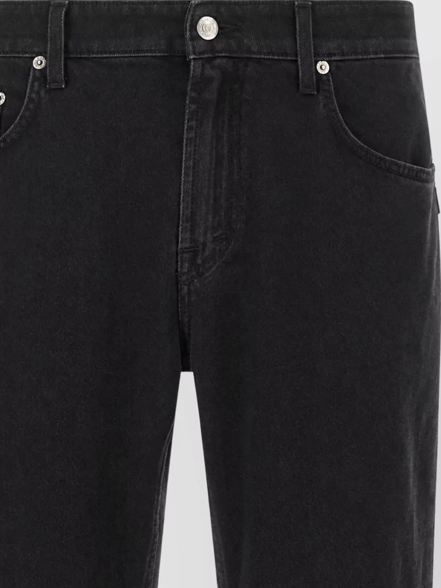 Department 5 denim cropped straight-leg jeans