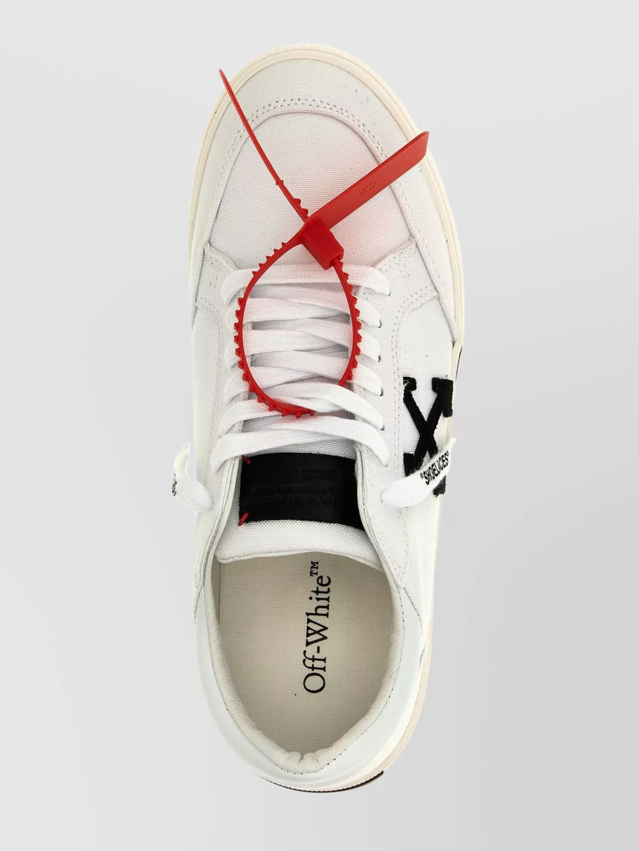 Off-White Sneakers Low-Top Contrast Stitching Rubber Sole