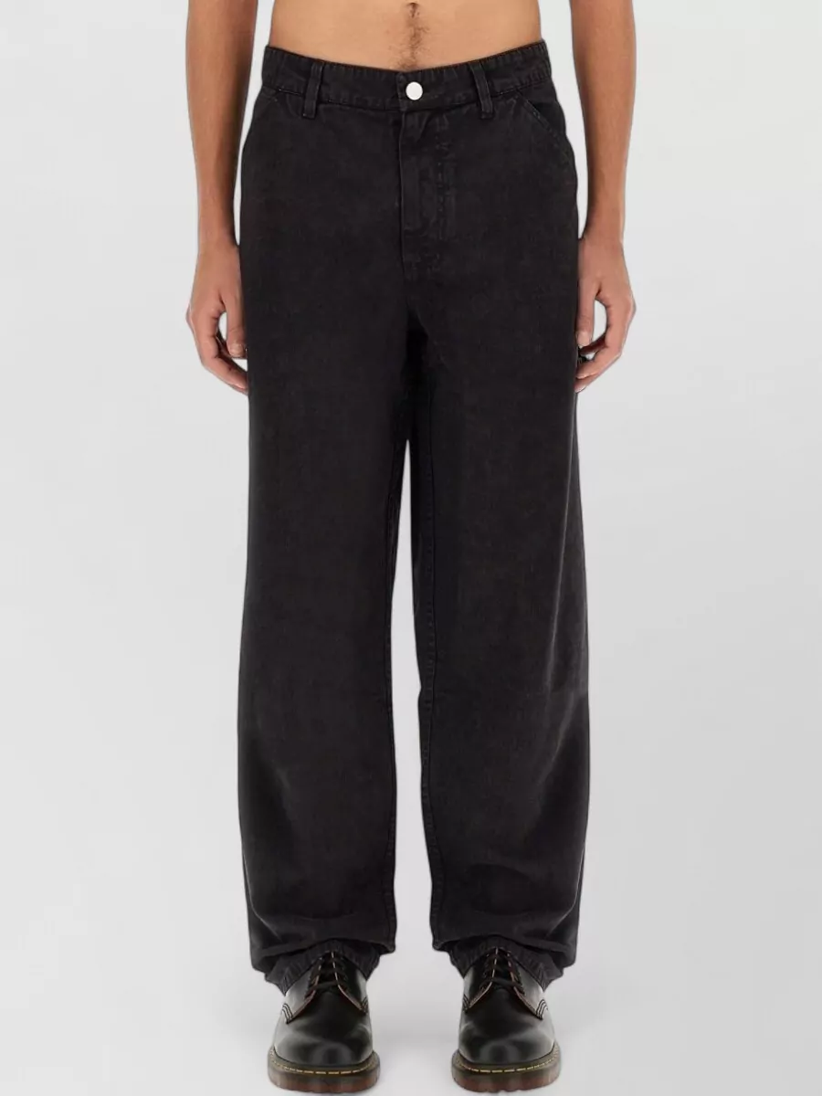 Awake Ny cotton straight-leg jeans