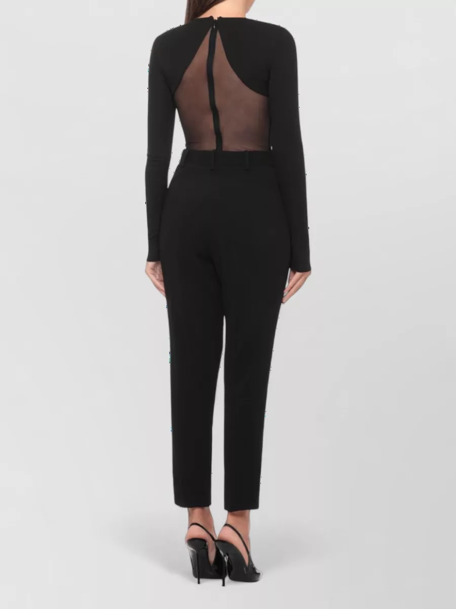 Elisabetta Franchi Long-Sleeve Bodysuit