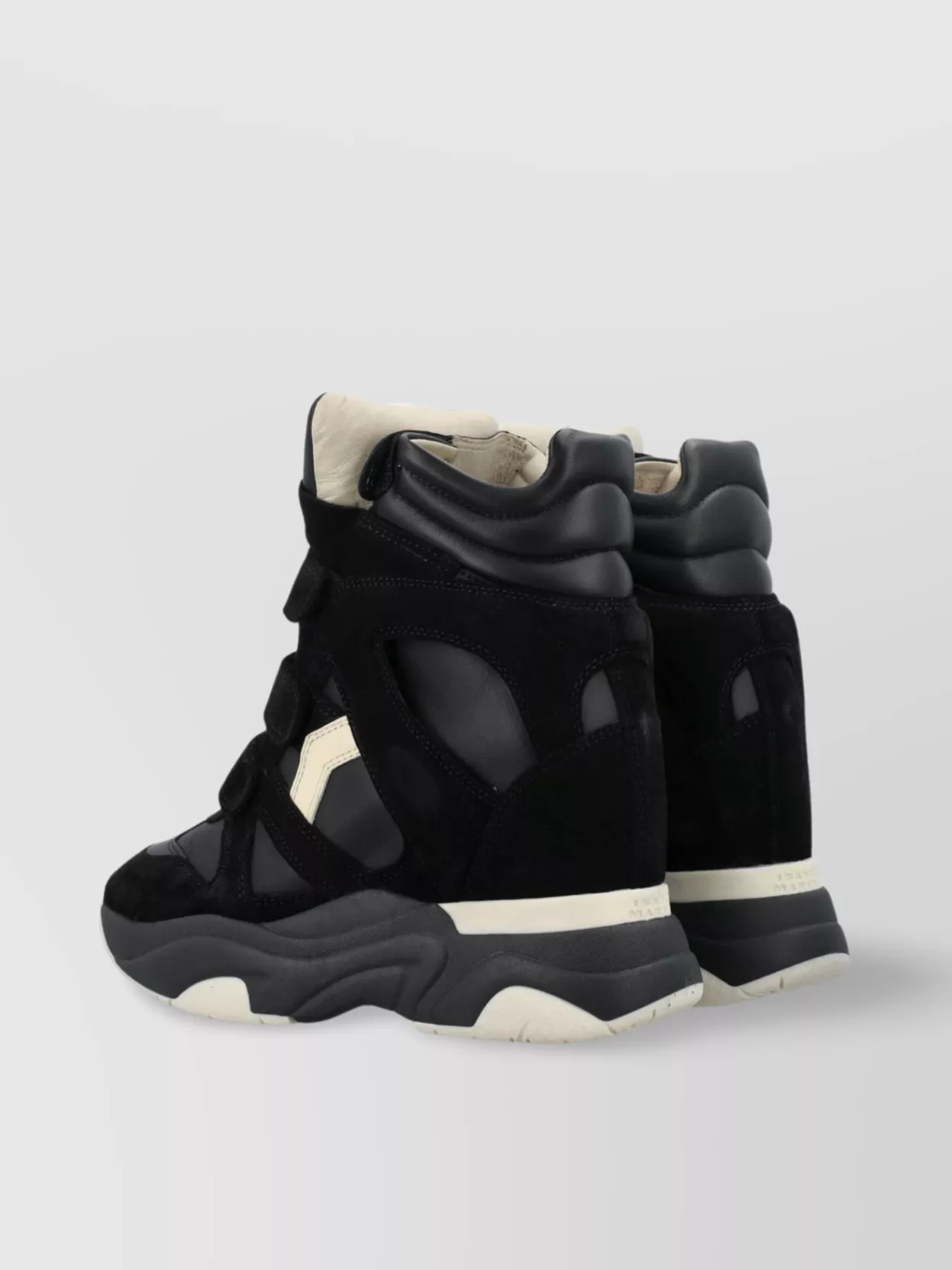Isabel Marant High Top Hidden Heel Chunky Sole Sneakers