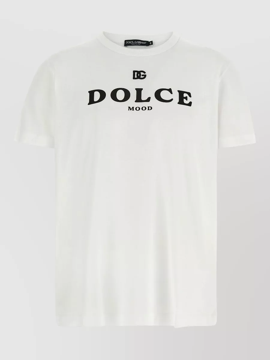 Dolce&Gabbana cotton printed short-sleeve t-shirt