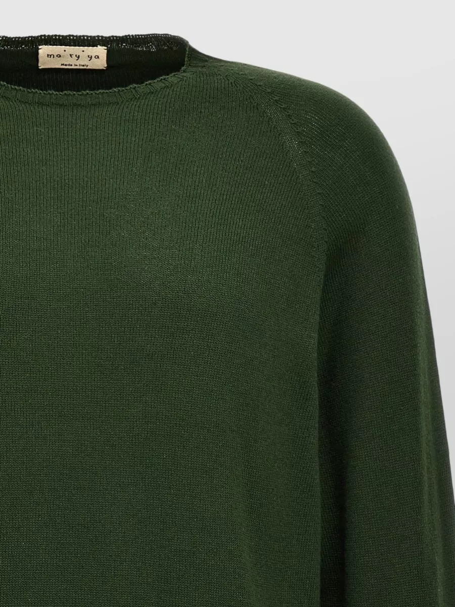 Ma'ry'ya Cashmere Crew-Neck Sweater