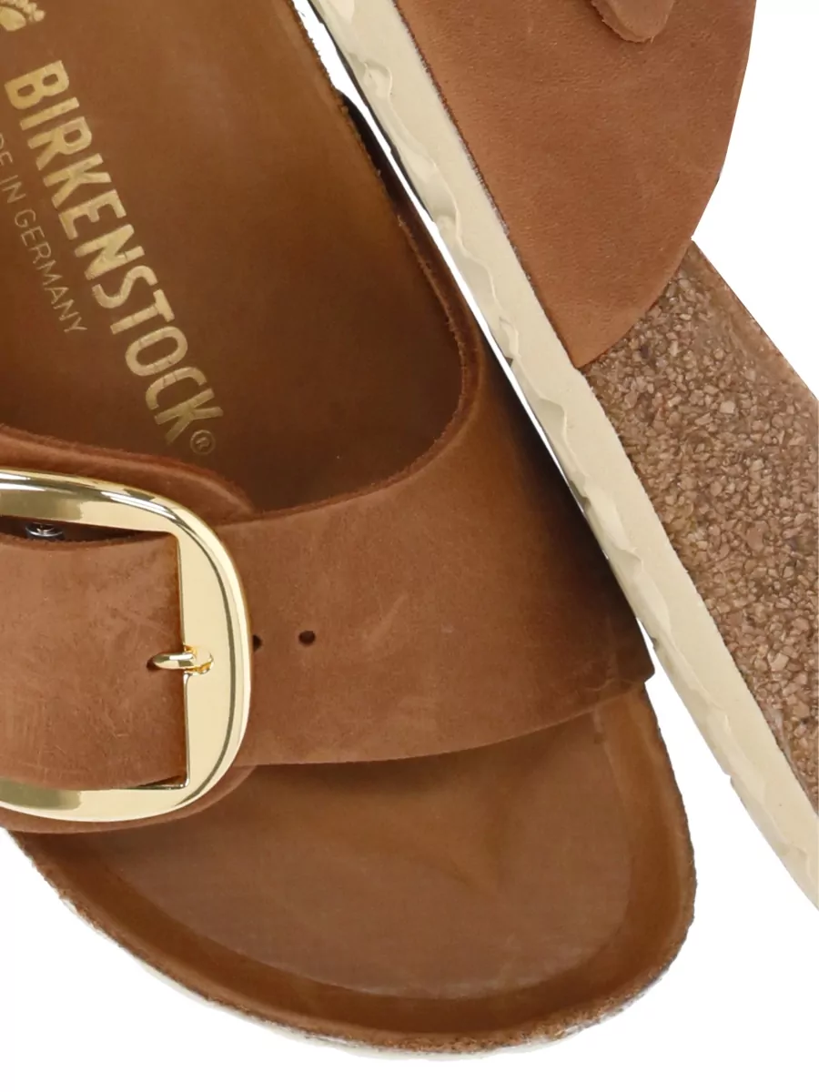 Birkenstock Flat Leather Sandals Narrow Fit Buckle