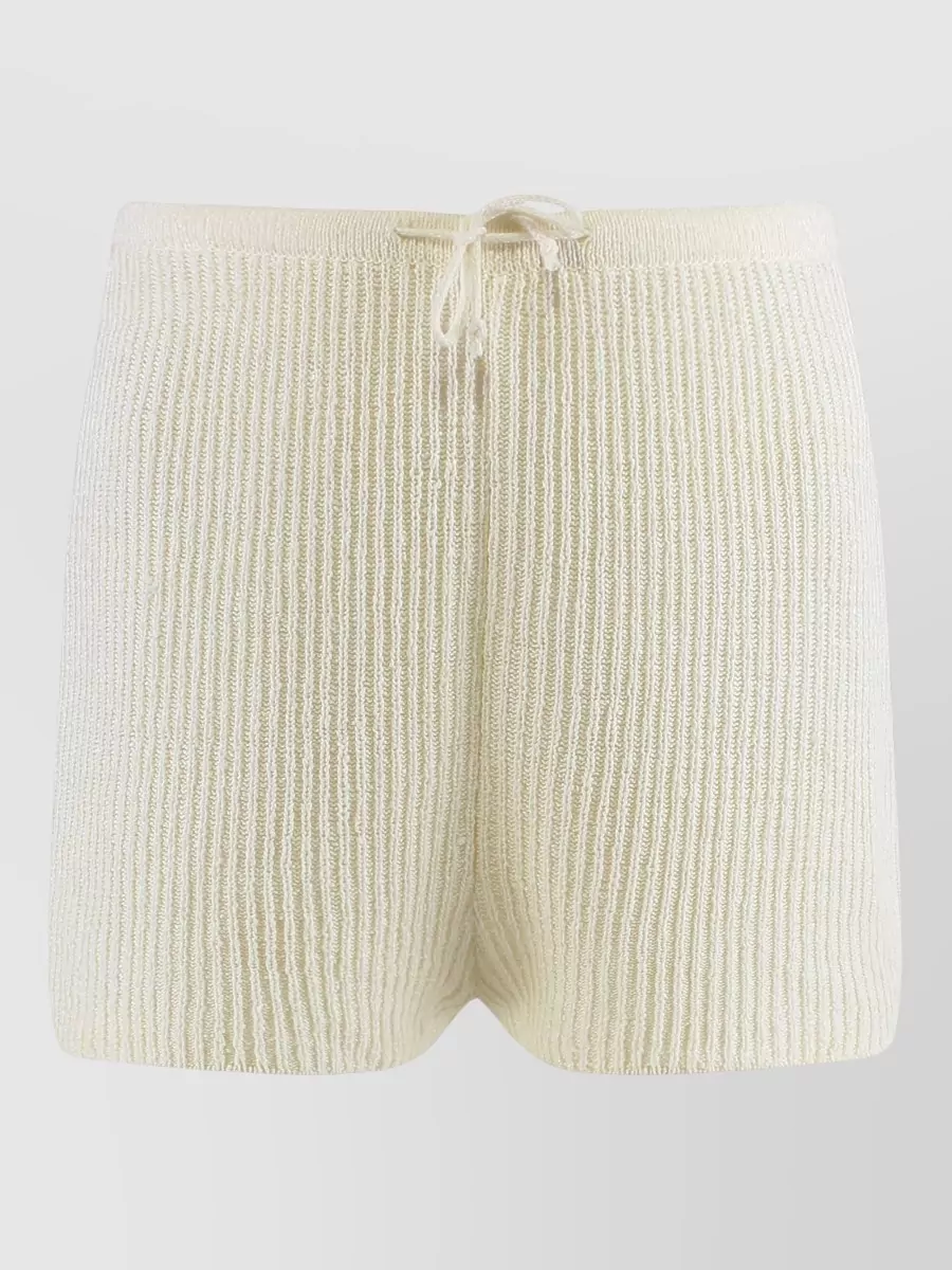 Le Kasha linen crochet shorts