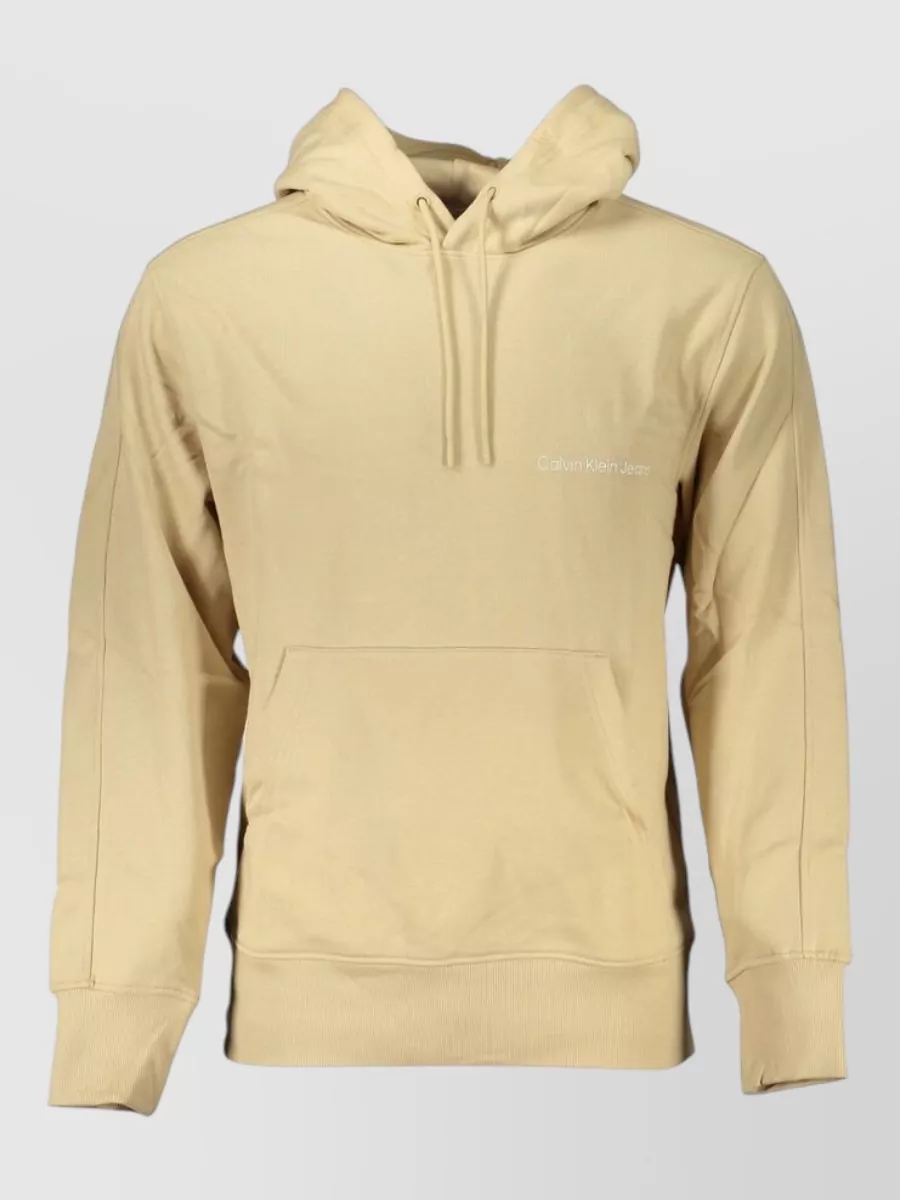 Calvin Klein beige hooded sweatshirt