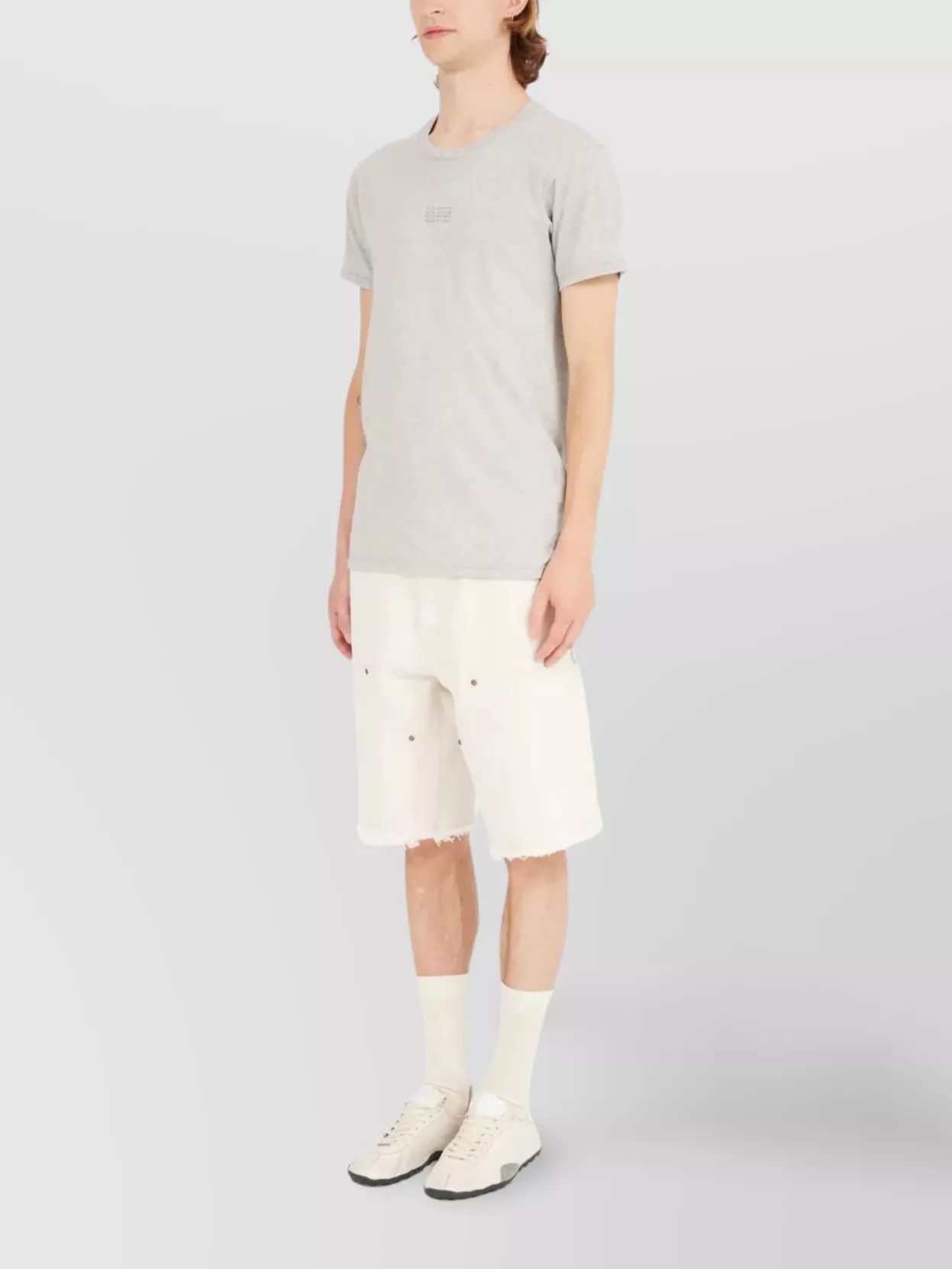 Maison Margiela Logo Number Round Neck T-Shirt