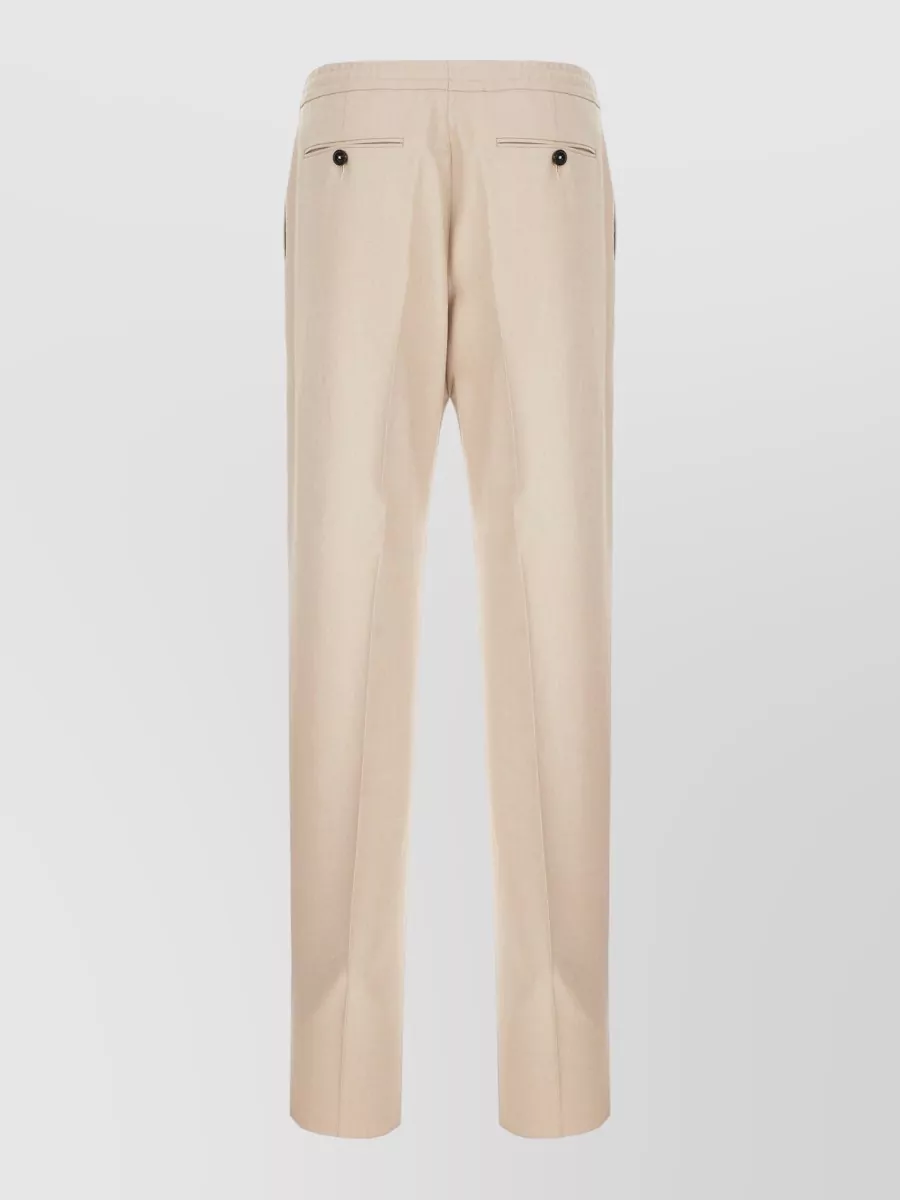 Zegna Linen Straight-Leg Trousers