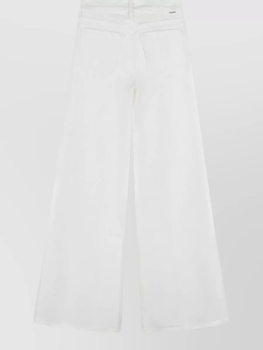Mother Denim High-Rise Wide-Leg Jeans