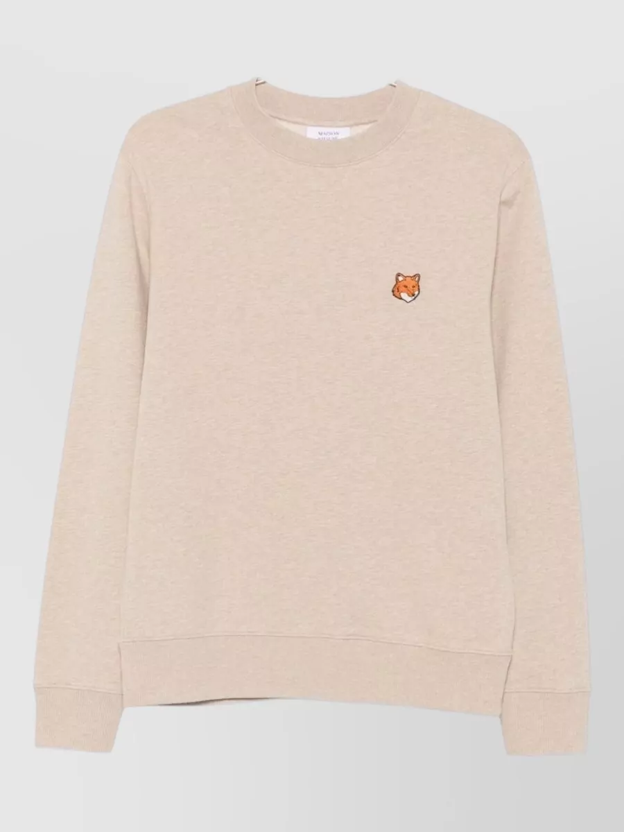 Maison Kitsuné organic cotton crewneck sweatshirt